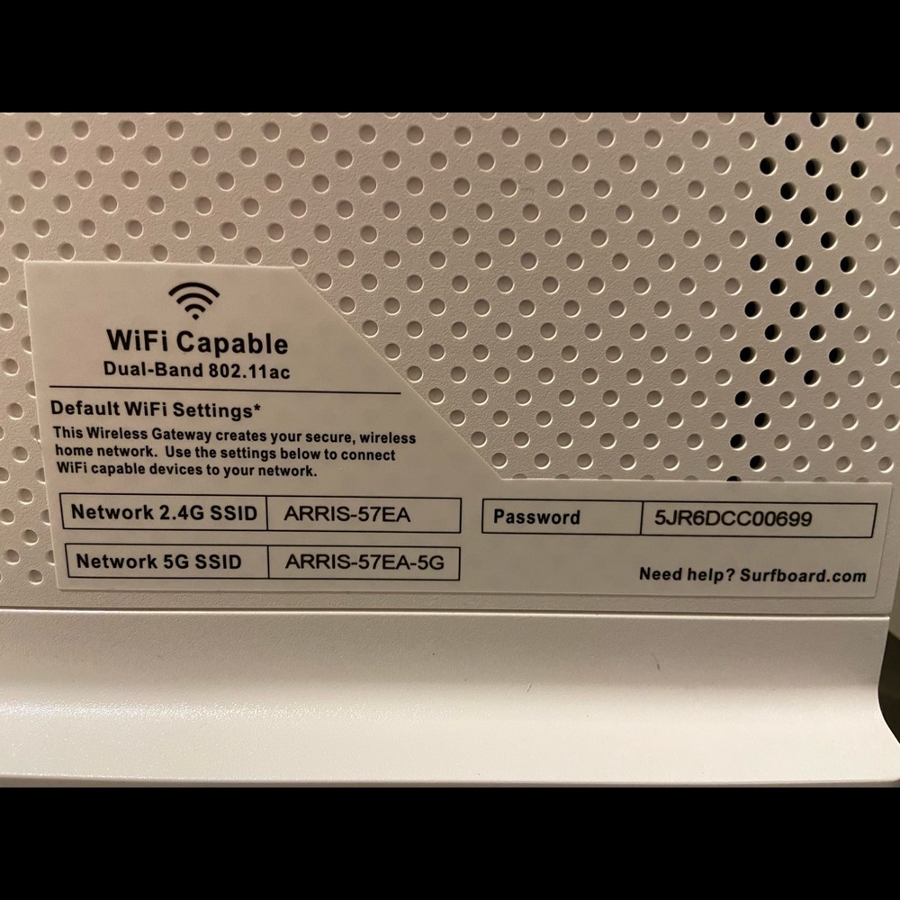 ARRIS.Internet,Wi-Fi & Voice Modem.Model SVG2482AC - Picture 8 of 13